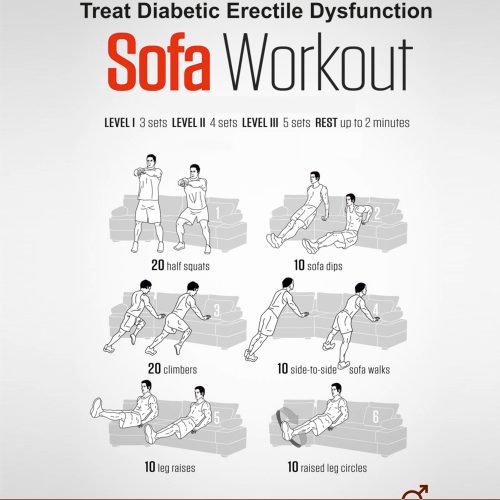 Sofa Workout: Simple Exercises to Help Manage Diabetic Erectile Dysfunction
